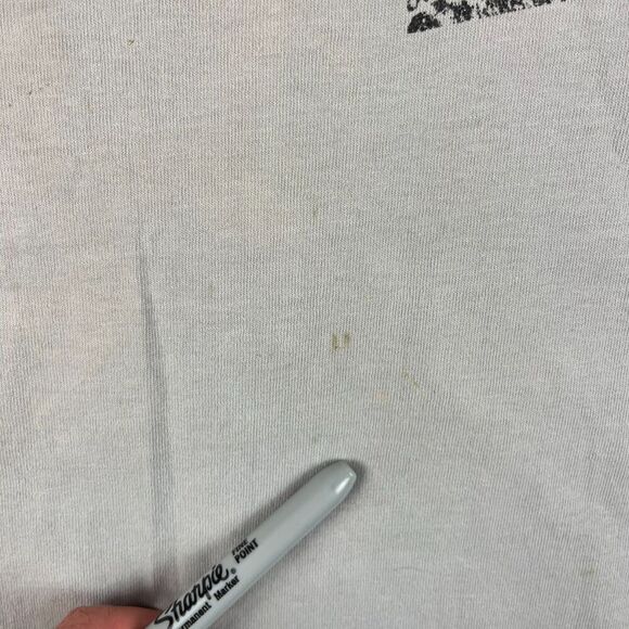 Vtg 90's Ocean Pacific Surf T-Shirt Single Stitch Gray Multicolor Men's S *Read - Picture 5 of 16